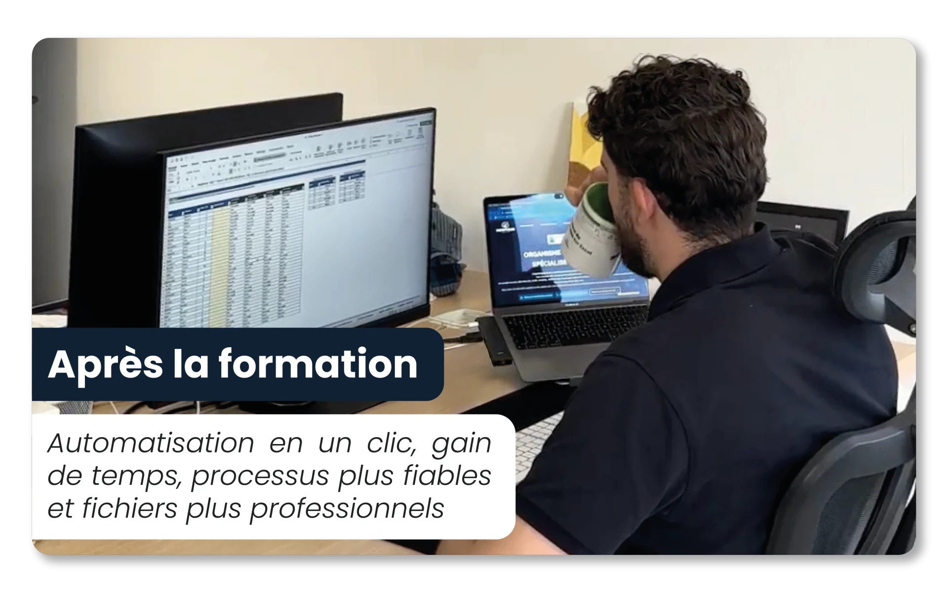 Après formation Excel VBA - automatisations, fichiers professionnels