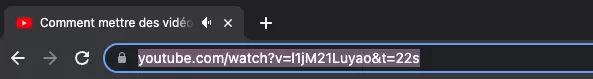 URL pour insérer vidéo PowerPoint