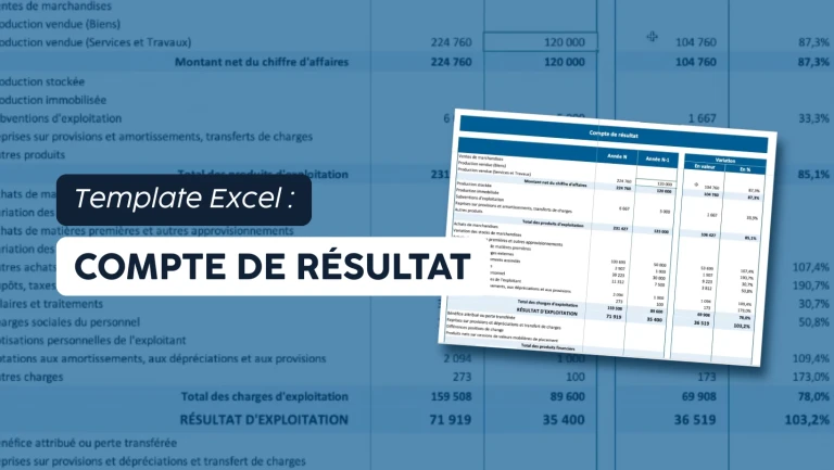 Template COMPTES DE RÉSULTAt