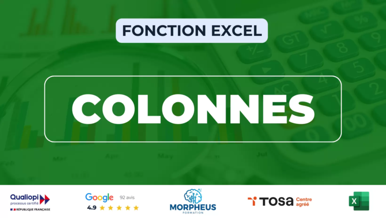 Fonction COLONNES Excel
