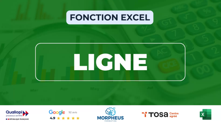 Fonction LIGNE Excel