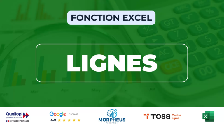 Fonction LIGNES Excel