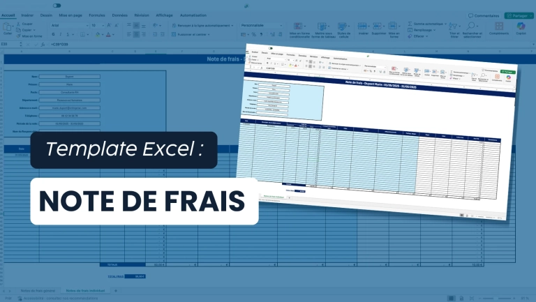 Modèle fichier excel note de frais