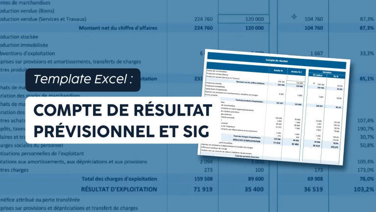 Template COMPTES DE RÉSULTATS ET SIG EXCEL (2)