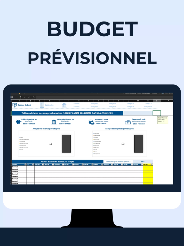 Budget prévisionnel et gestion des comptes bancaires Budget prévisionnel et gestion des comptes bancaires