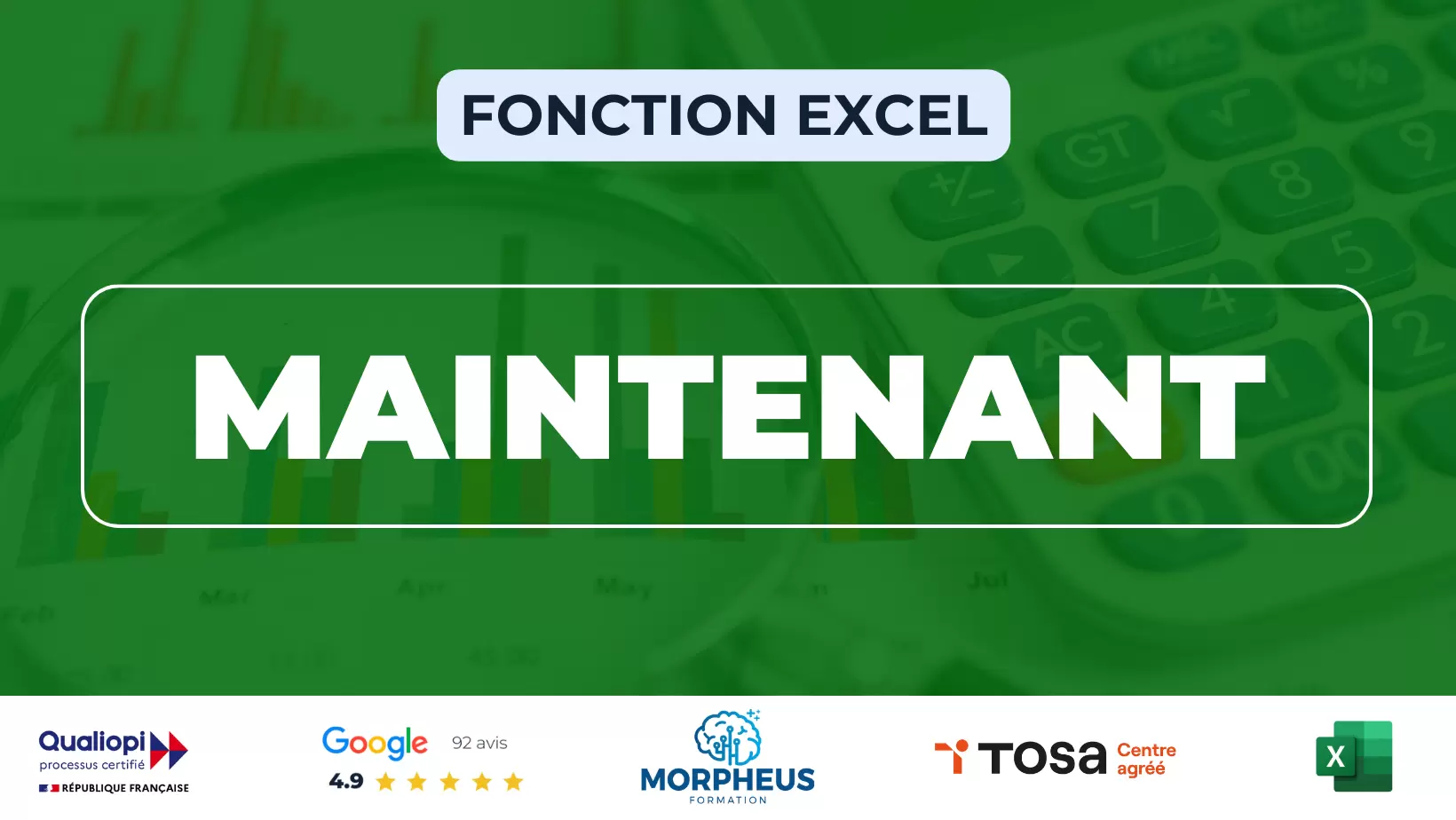 Fonction MAINTENANT Excel