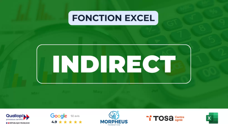 Fonction INDIRECT Excel