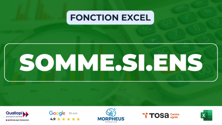 Fonction SOMME.SI.ENS Excel