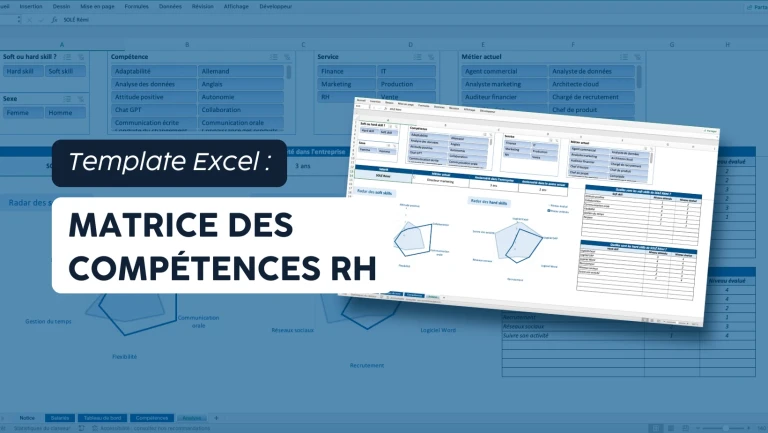 template matrice des compétences rh