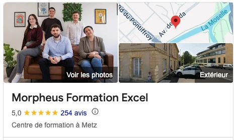 Morpheus Formation - Avis Google 2026