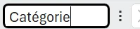 Renommer le tableau Excel pour créer une liste déroulante