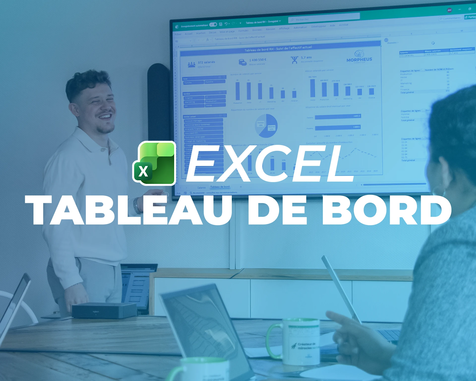 formation Excel sur les tableaux de bord