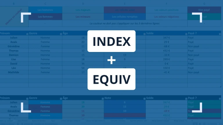 LES FONCTIONS INDEX OU EQUIV