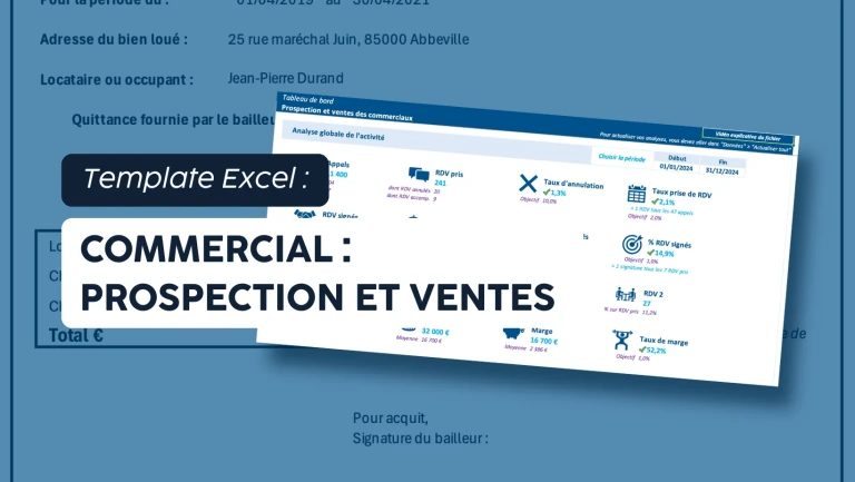 tableau de prospection des ventes template excel