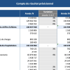 Compte de résultat prévisionnel Compte de résultat prévisionnel