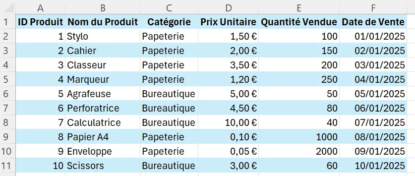 Exemple Excel visuel final