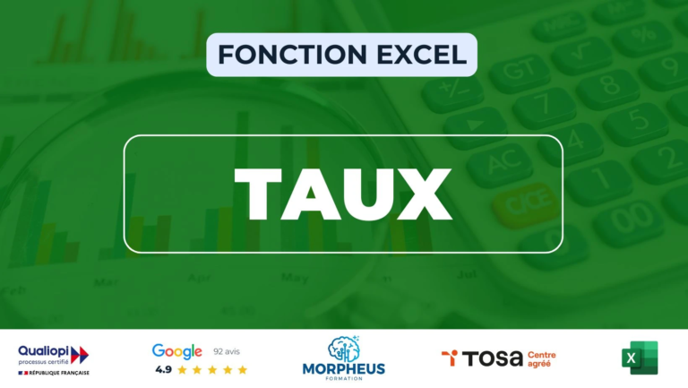 Fonction TAUX Excel