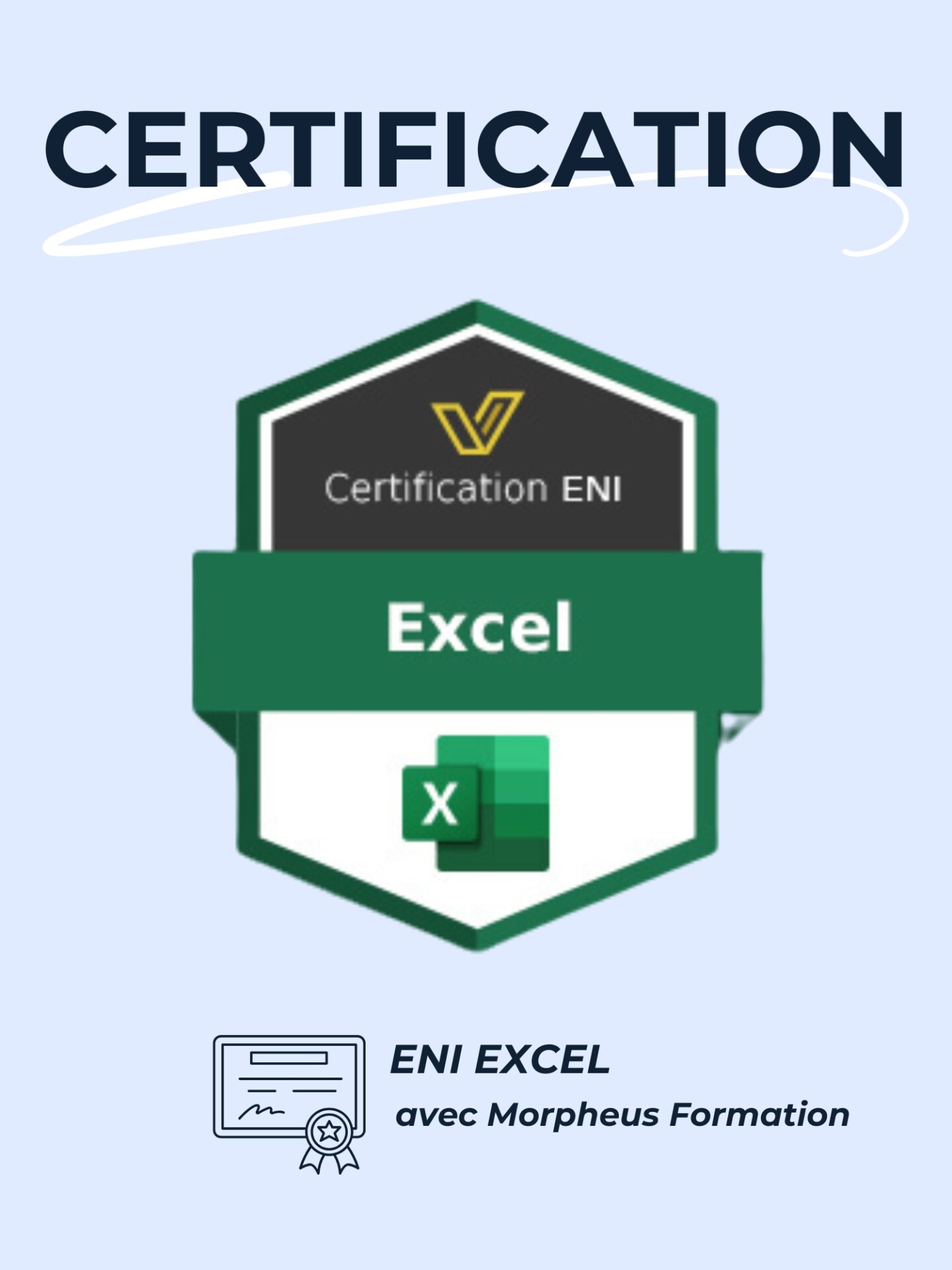 Certification ENI Excel en ligne