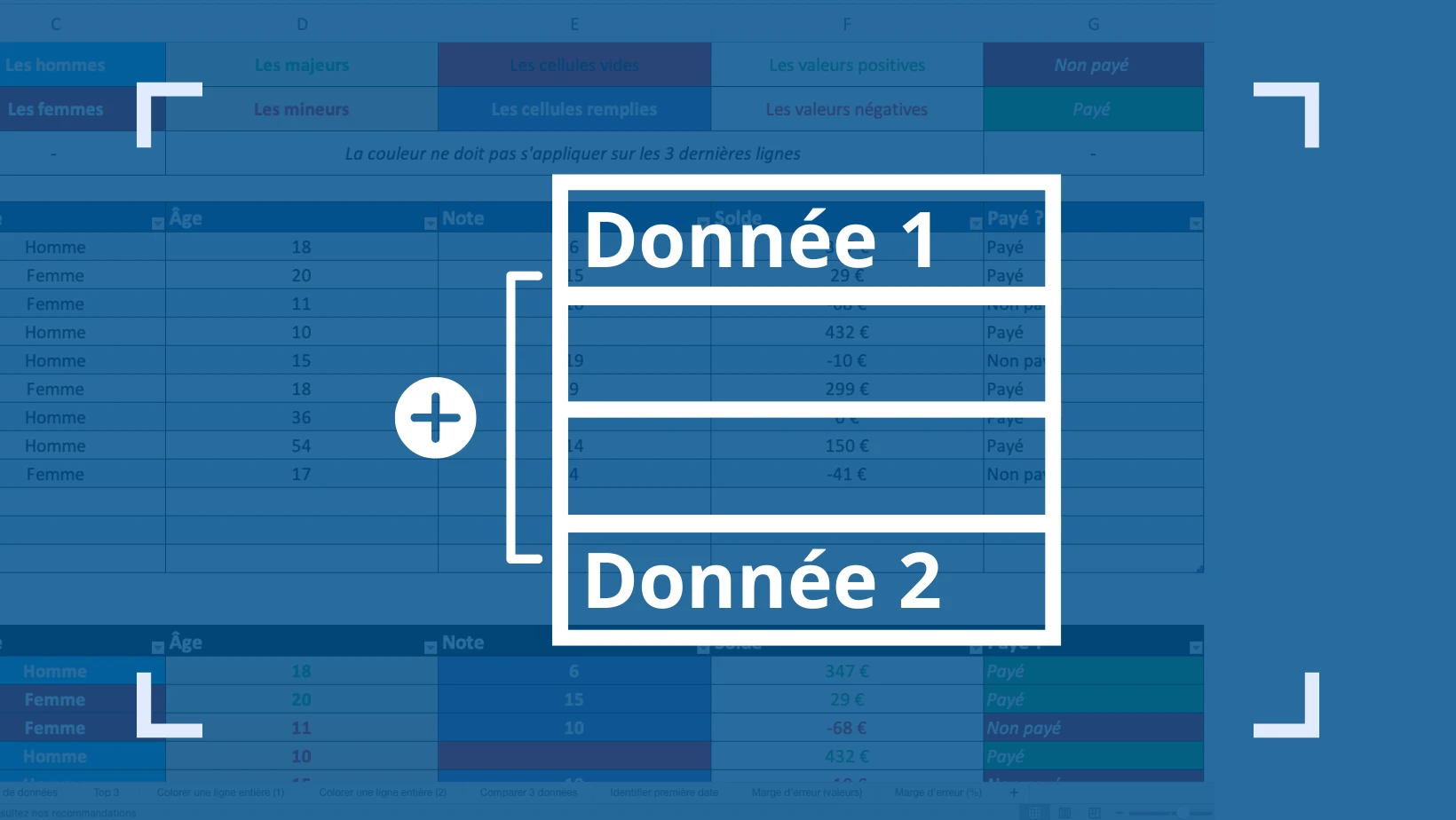 Insérer plusieurs lignes dans un tableau Excel