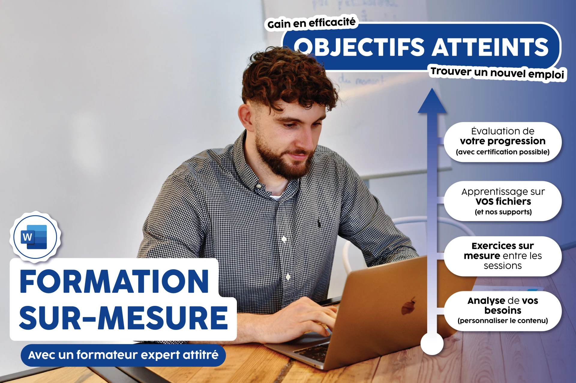 Visuels formation sur-mesure et certifiante word - Morpheus formation