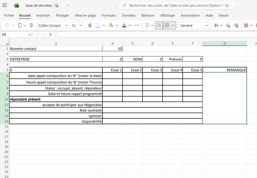 excel en ligne version
