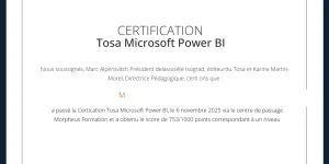 Acheter le passage de la certification TOSA MICROSOFT POWER BI Acheter le passage de la certification TOSA MICROSOFT POWER BI
