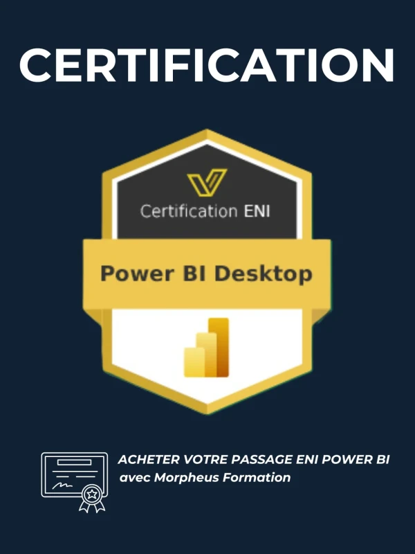 Acheter votre passage en ligne de la certification ENI Power BI Acheter votre passage en ligne de la certification ENI Power BI