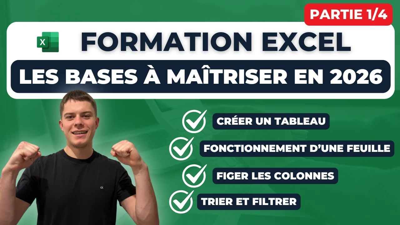 FORMATION EXCEL - les bases à maîtriser en 2025