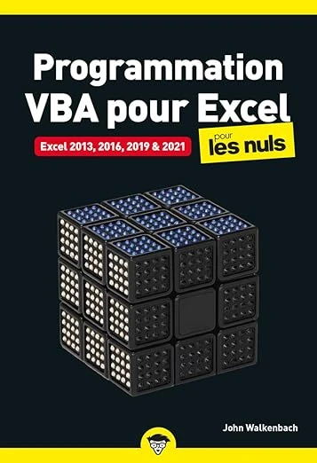 Livre excel VBA pour les nuls