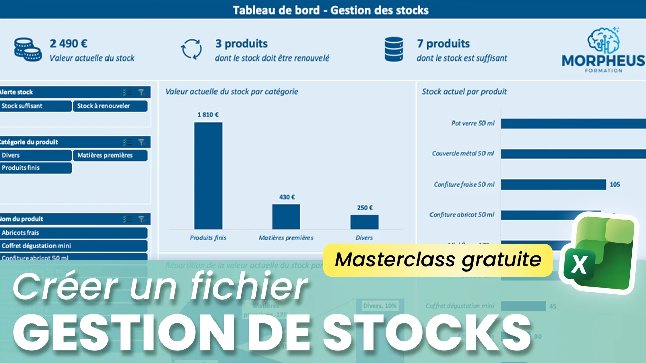 Webinaire Gestion des stocks sur Excel