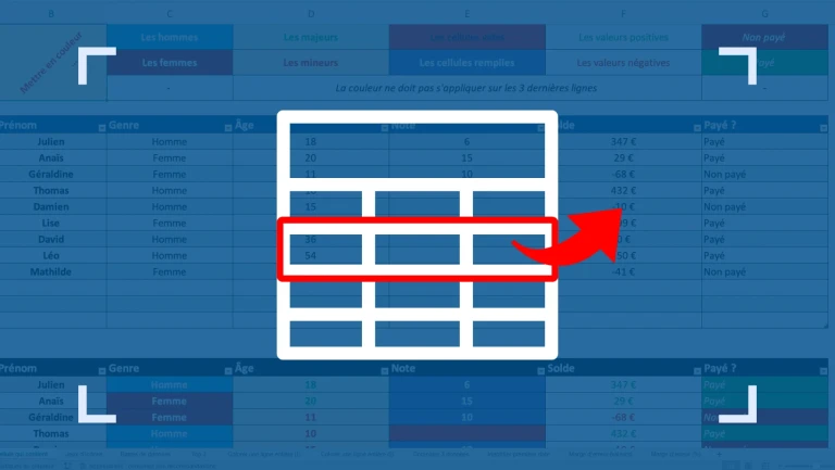 Extraire une partie d'un tableau excel avec CHOISIRCOLS et CHOISIRLIGNES sur Excel