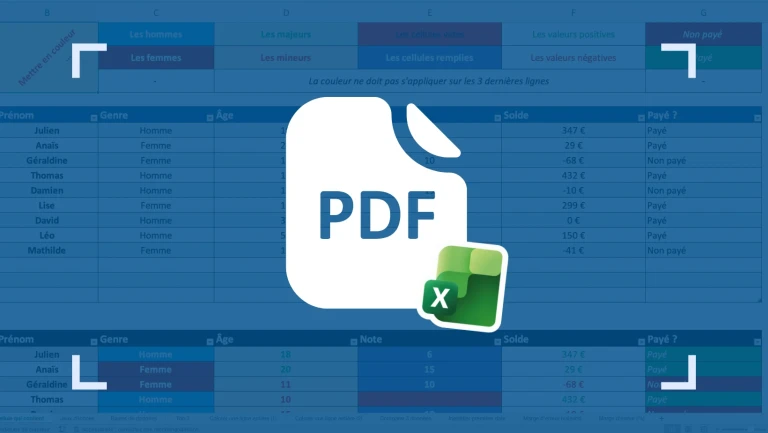 quels sont les meilleurs supports PDF Excel