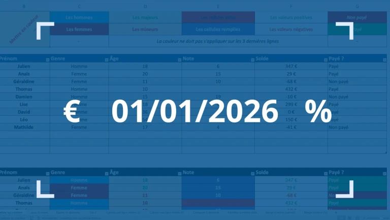 Comment bien maîtriser les formats de cellule Excel personnalisés