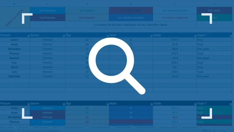 Comment effectuer des recherches sur Excel (RECHERCHEV, RECHERCHEX)