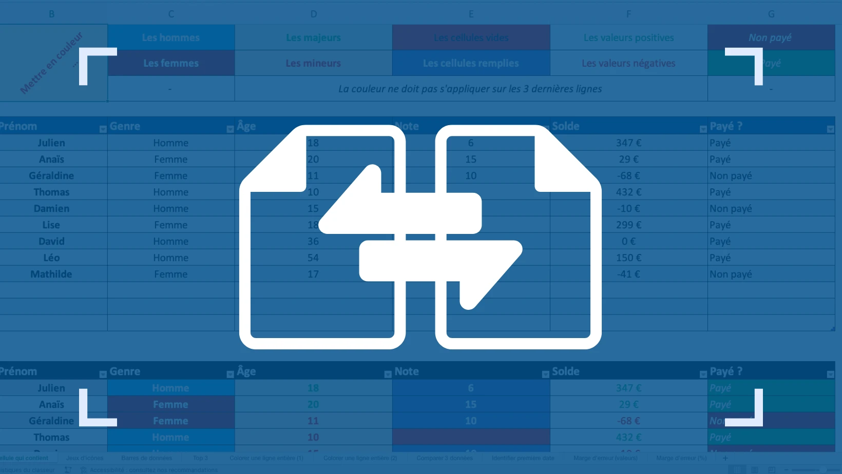 Comparer et combiner plusieurs fichiers Excel avec Power Query