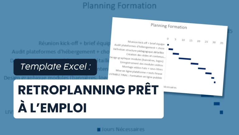 Modèle Excel retroplanning