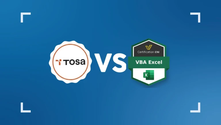 tosa ou eni certification vba excel