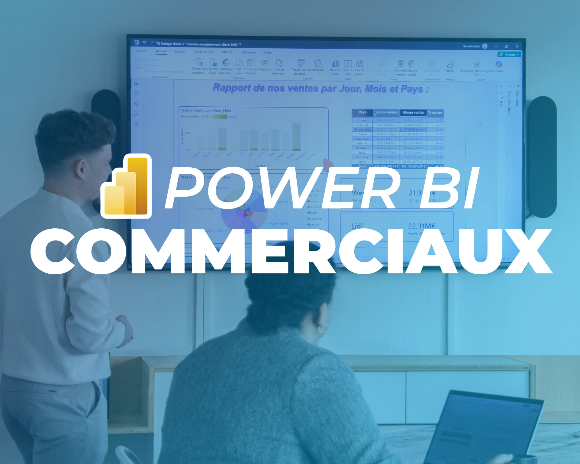 formation Power bi pour les commerciaux