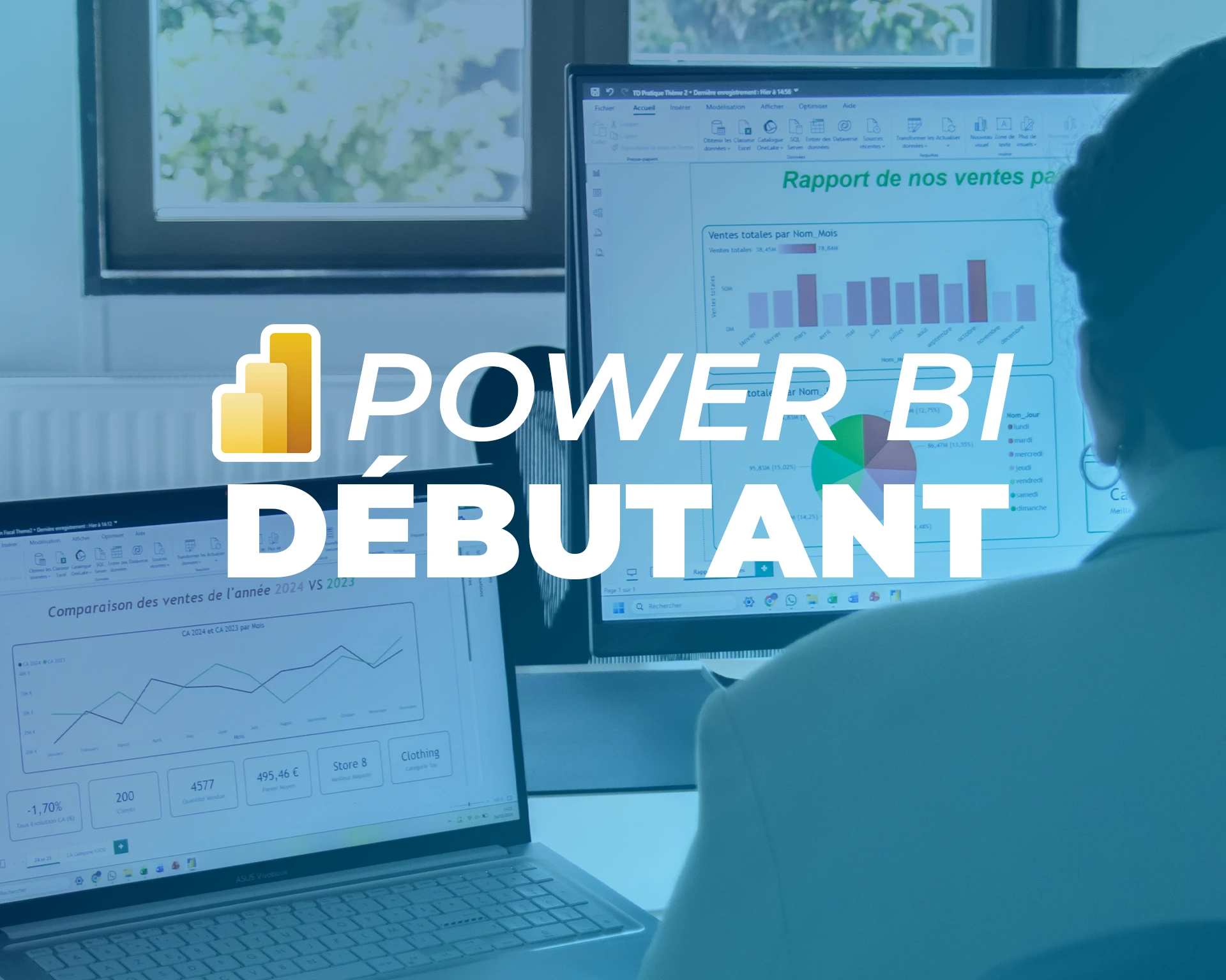 Visuel formation Power BI débutant