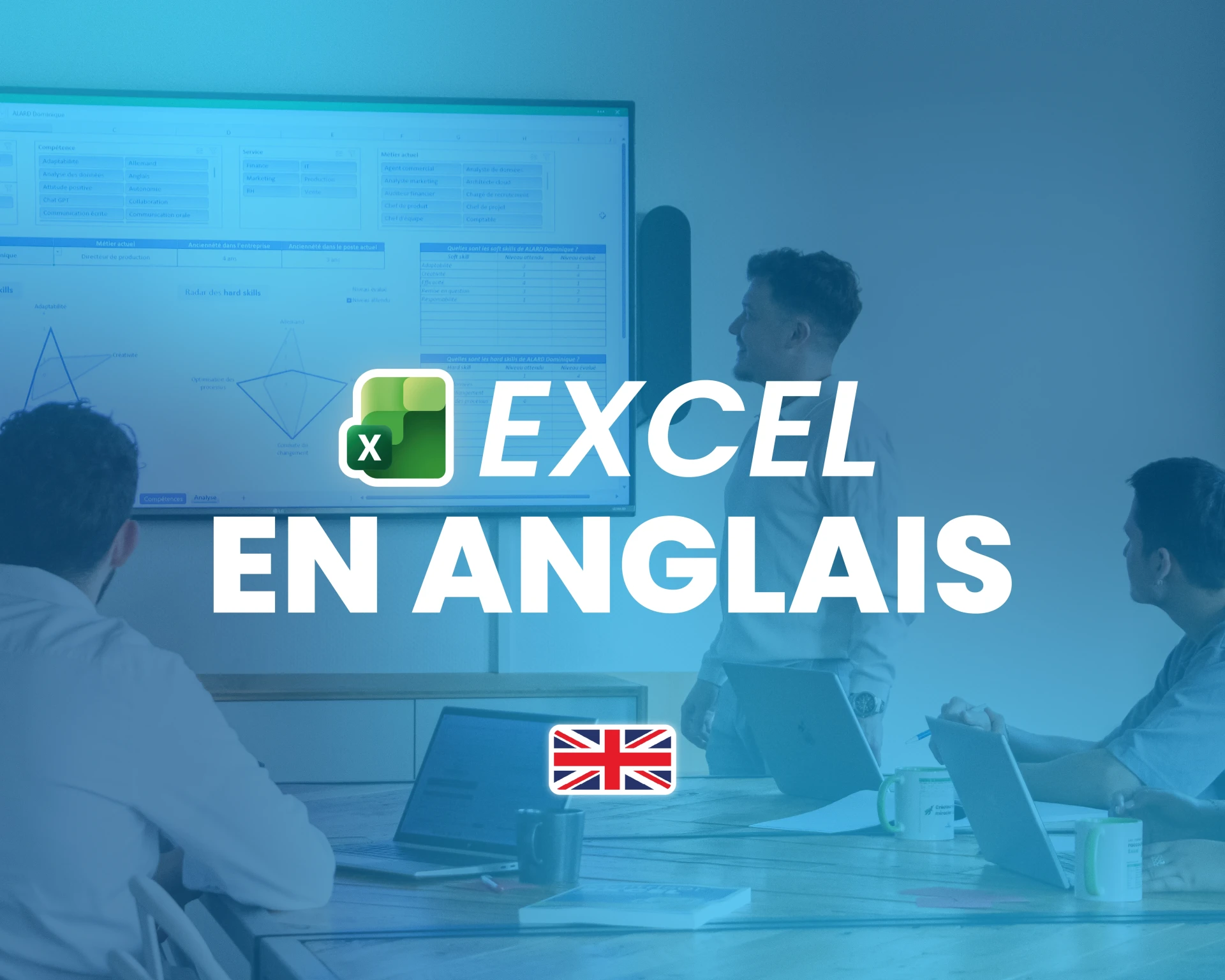 Visuel formation Excel anglais