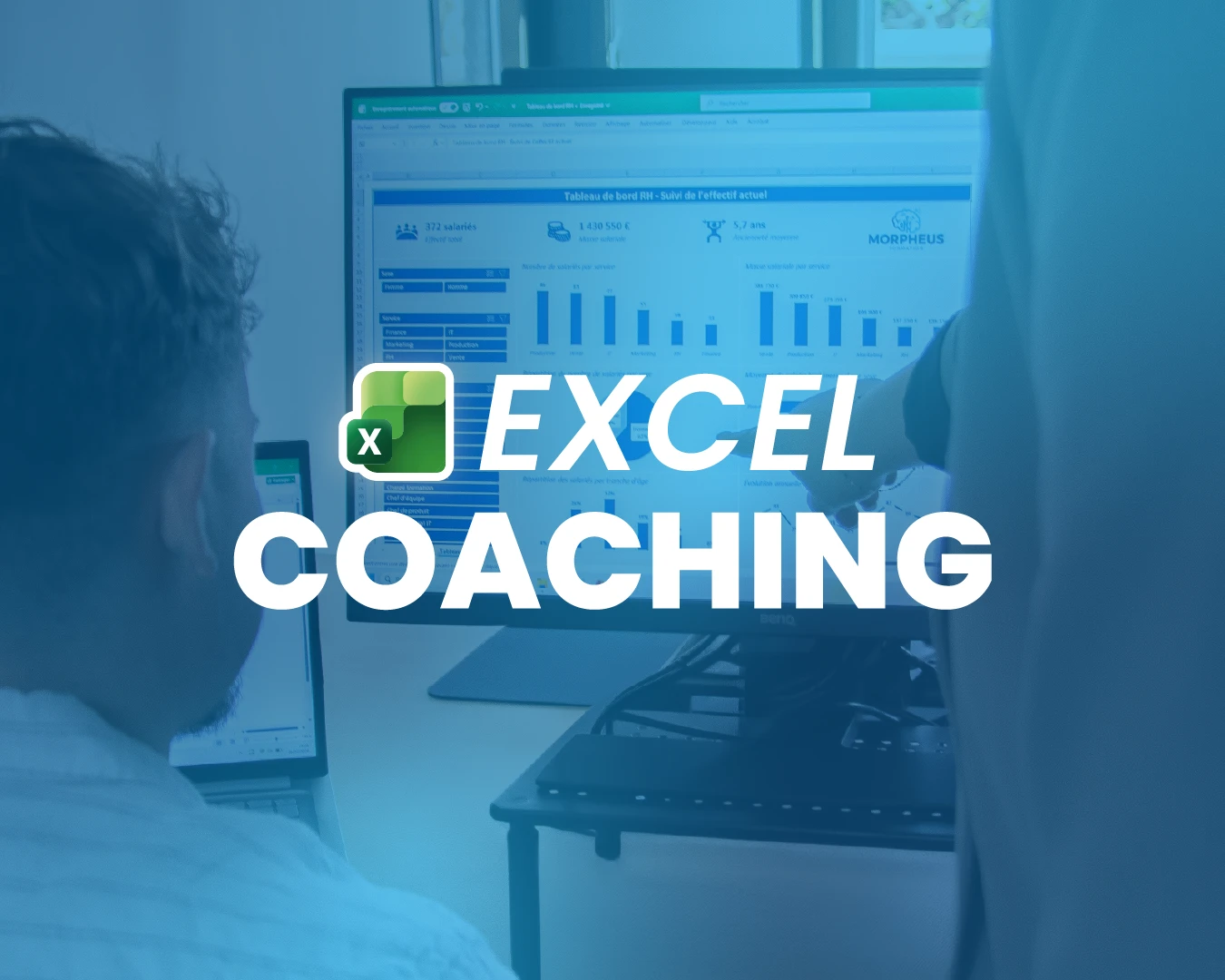 visuel mise en avant prestation de service coaching excel personnalisé